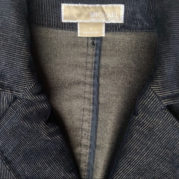 Michael Kors Corduroy Jacket Stretch Fabric Size 8 - Picture 4 of 6